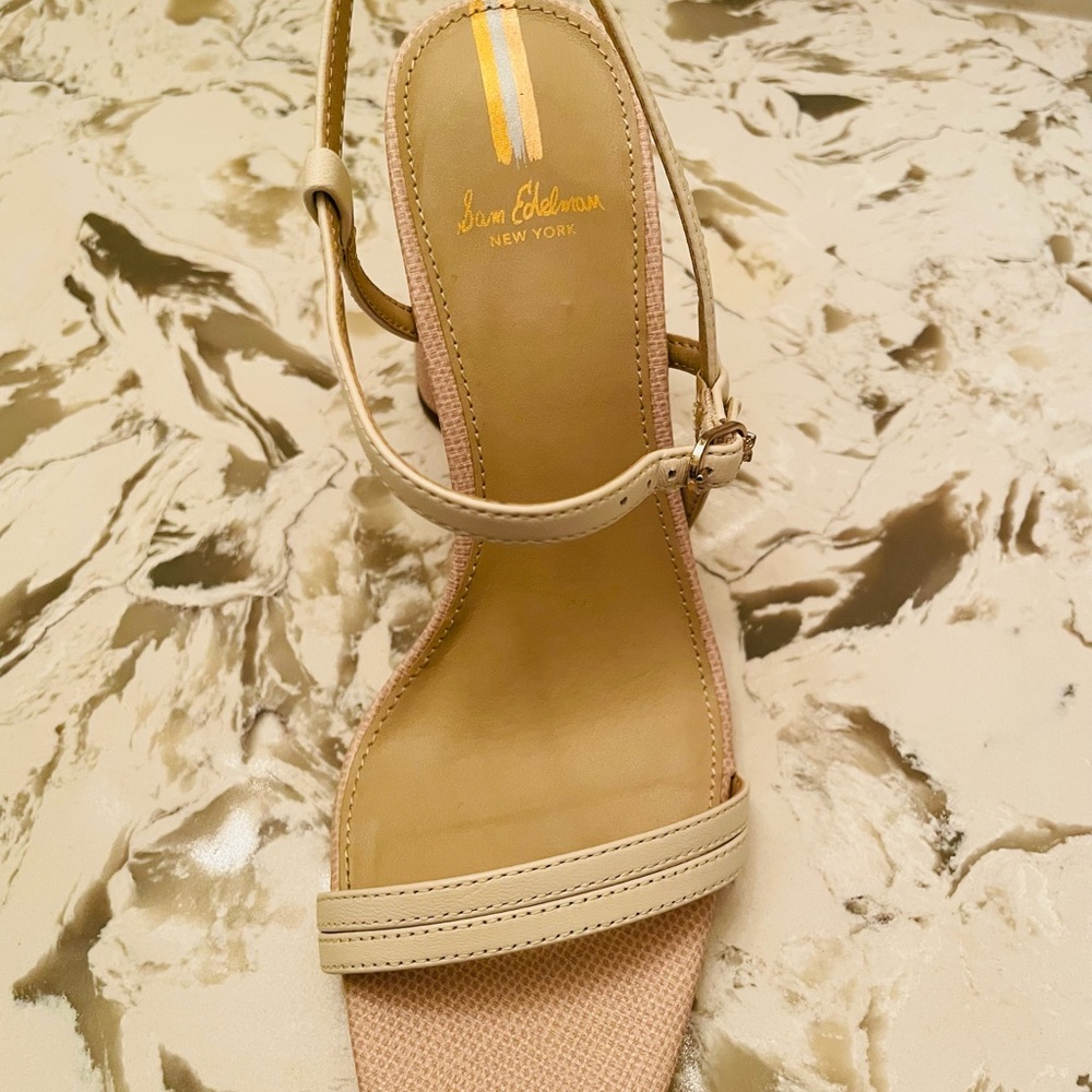 SOLD- Sam Edelman Slingback Heel Sandals - Picture 6 of 15